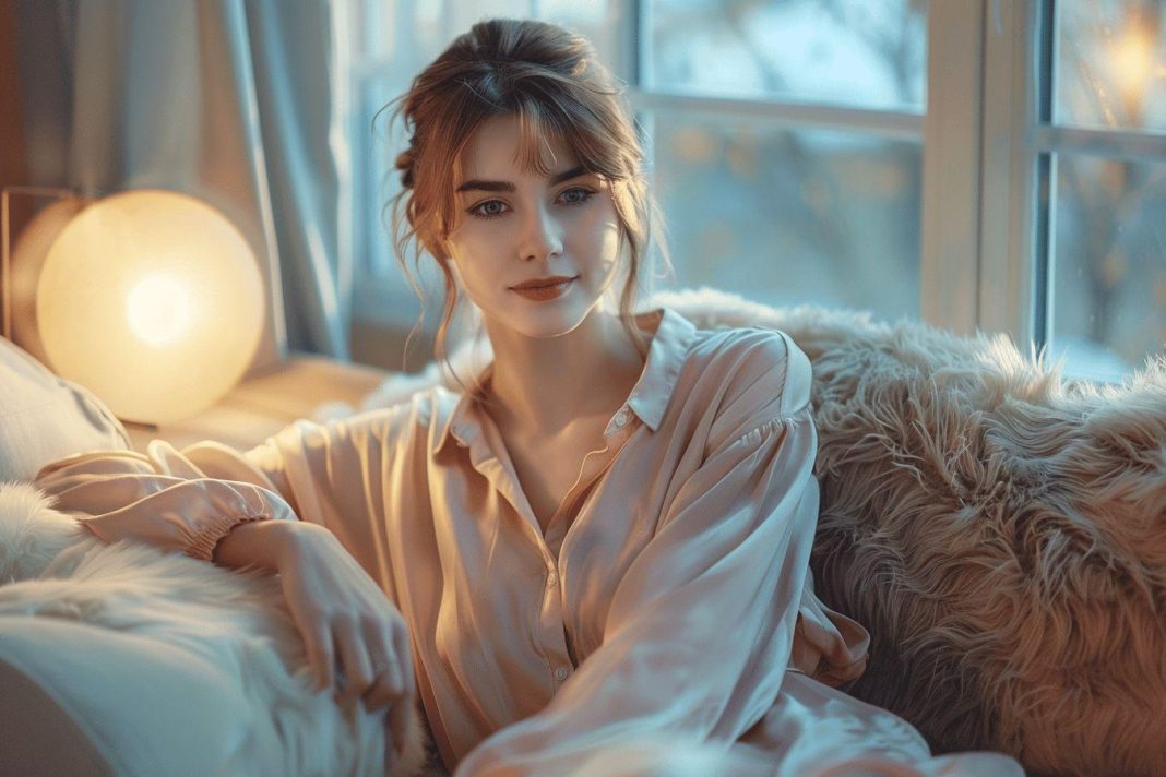 Chemise longue femme, une nuit tranquille