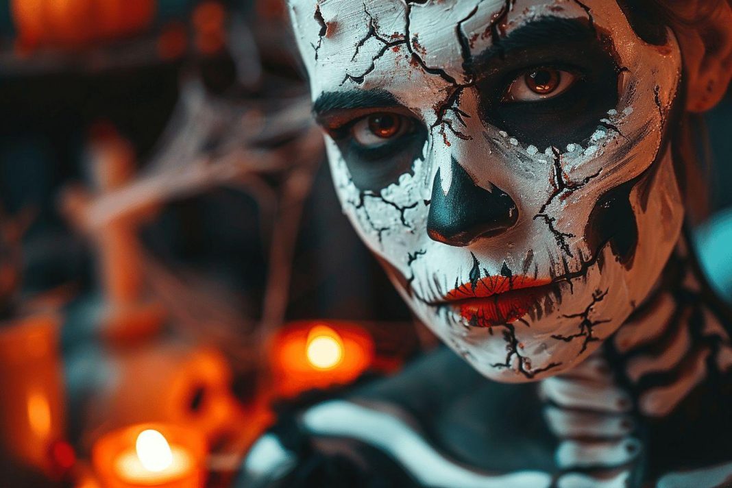 Maquillage d halloween facile a faire pour une impression maxi le jour J