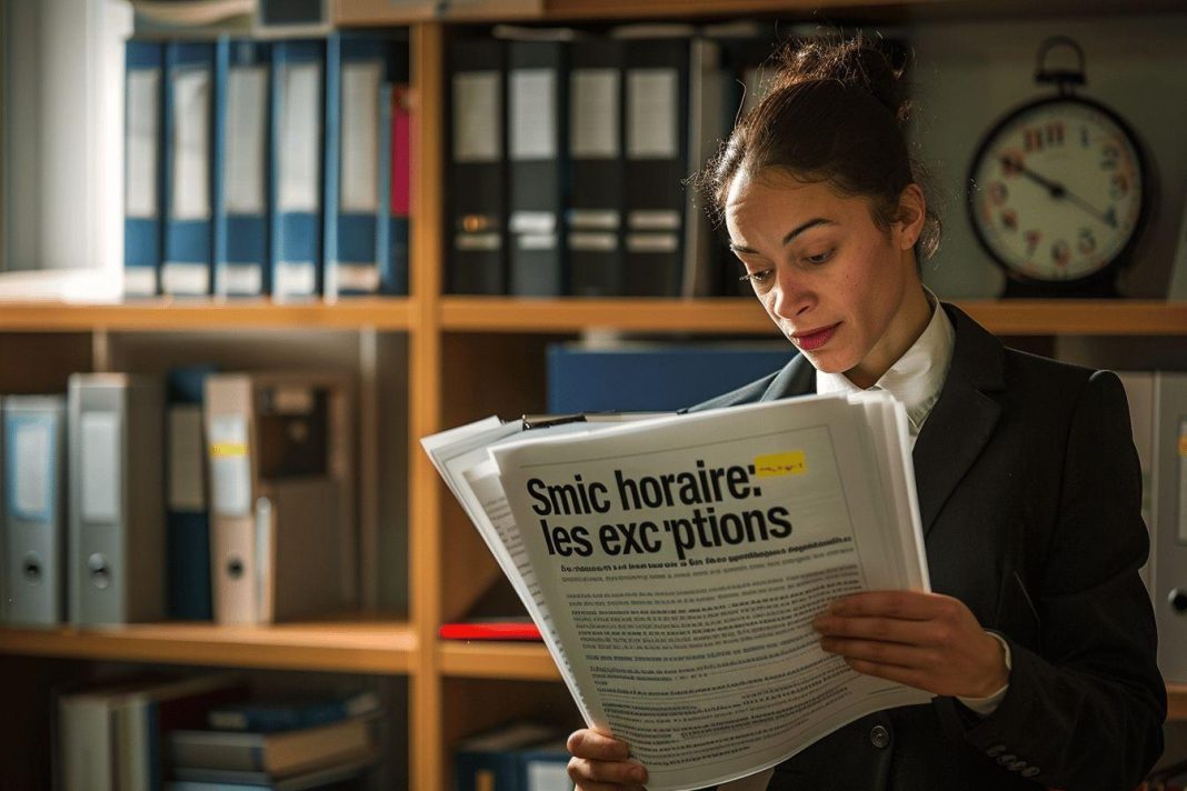Smic horaire : les exceptions